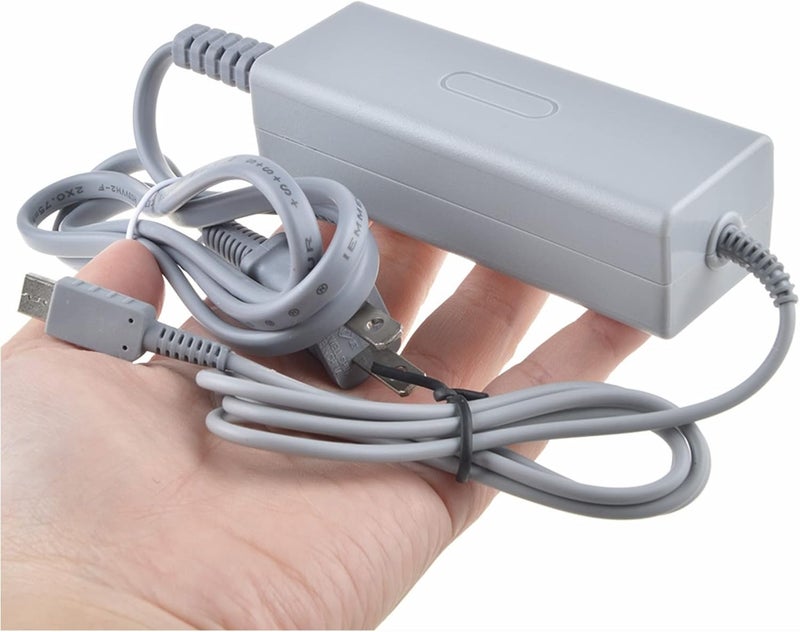 CJP-Geek Home Wall Charger Adapter Power Supply Replacement for Nintendo Wii U Gamepad Grey - Image 5
